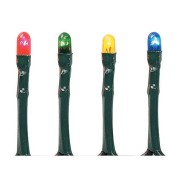 Multicolor Rice Lights on White Cord (20 qty.)