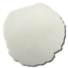 Fluffy white pom-poms - package of 10