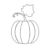 Designer Stencil - Pumpkin