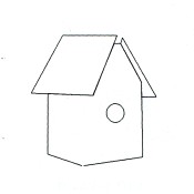 Designer Stencil - Birdhouse