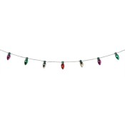 String of Mini Decorative Lights, Multicolored, Tapered, 8'