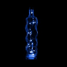 Wine Bottle Light - Blue