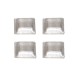 Clear Rubber Bumpers - Square (10 pc.)