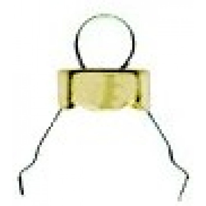 1/2" gold ornament caps (50 pk.)