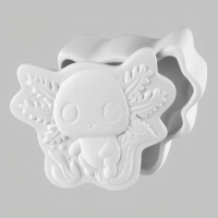 Archie Axolotl Box bisque