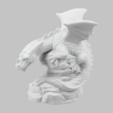 1112 Medieval Dragon Bisque