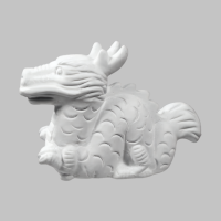 Smokie The Dragon bisque