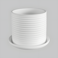 Small Savvy Planter stoneware bisque