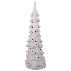 10.5" Wispy Pine Bisque Tree with Base