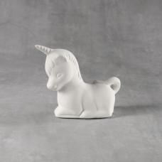 Chesapeake C33100 Unicorn with Tail Up Bisque