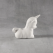 Chesapeake C33100 Unicorn with Tail Up Bisque