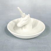Unicorn Ring Dish bisque