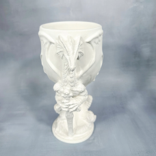 Chesapeake CCX4009 Dragon Goblet Bisque