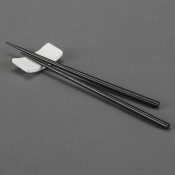 Asian Chopstick Holder bisque