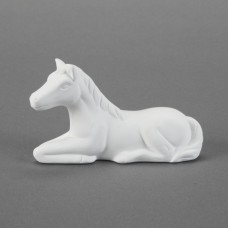 Duncan 22684 Cute Laying Horse Bisque