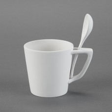 Duncan 27156 Snack Mug with Spoon Bisque