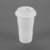 Travel Cup with Sleeve bisque