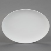Coupe Oval Platter bisque