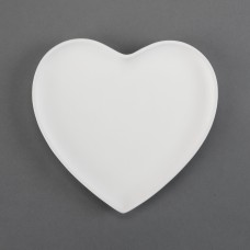 Duncan 30615 Large Heart Plate Bisque