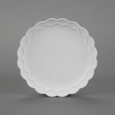 Duncan 31217 Scalloped Salad Plate Bisque