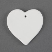 Heart Ornament bisque