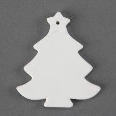 Duncan 31521 Christmas Tree Ornament Bisque