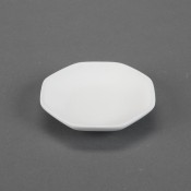 Geometrix Small Octagon Plate bisque