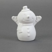 Tiny Tot Snowy the Snowman bisque