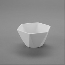 Duncan 35380 Small Geometric Bowl Bisque