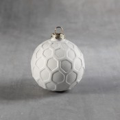 Hexagon Round Ornament bisque