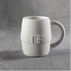 Duncan 35978 Santa's Belt Mug Bisque