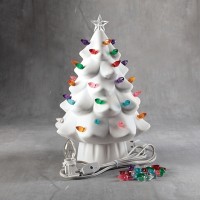 Lighted Christmas Tree bisque (case)