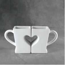 Duncan 37093 Two Become One Mug Bisque