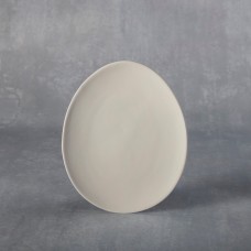 Duncan 37206C Medium Egg Plate Bisque (Case)