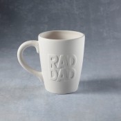 Rad Dad Mug bisque