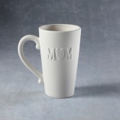 Mom Heart Mug bisque