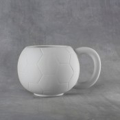 Soccer Ball Mug 20 oz. bisque