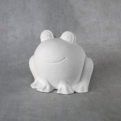 Large Hoppy The Frog Bank bisque (case)