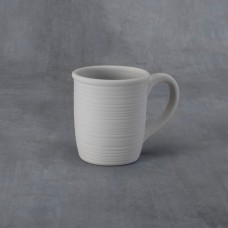 Duncan 38263C Textured Stripes Mug 14 oz. Bisque (Case)