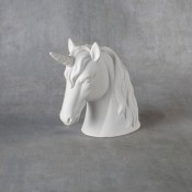 Unicorn Head Bank bisque