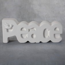 Duncan 38425 Peace Plaque Bisque