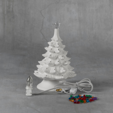 Duncan 45767 8" Christmas Tree with Base Bisque