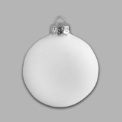 3" Ornament Ball bisque