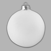 4" Ornament Ball bisque