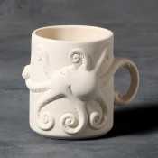 Octopus Mug bisque