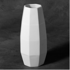 Mayco MB-1466 Faceted Vase Bisque