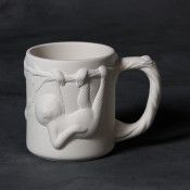 Sloth Mug bisque
