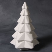 Faceted 10" Tree bisque