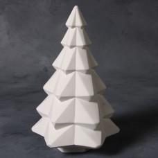 Mayco MB-1498 Faceted 10" Tree  Bisque