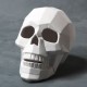 Faceted Skull bisque